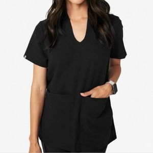 FIGS Banepa scrub top Black XXS